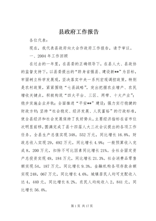 县政府工作报告 (2).docx