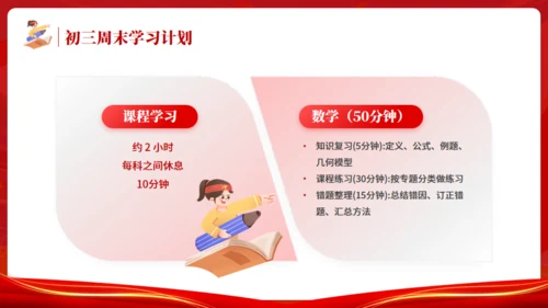 中考最后100天高考倒计时努力学习通用PPT模板