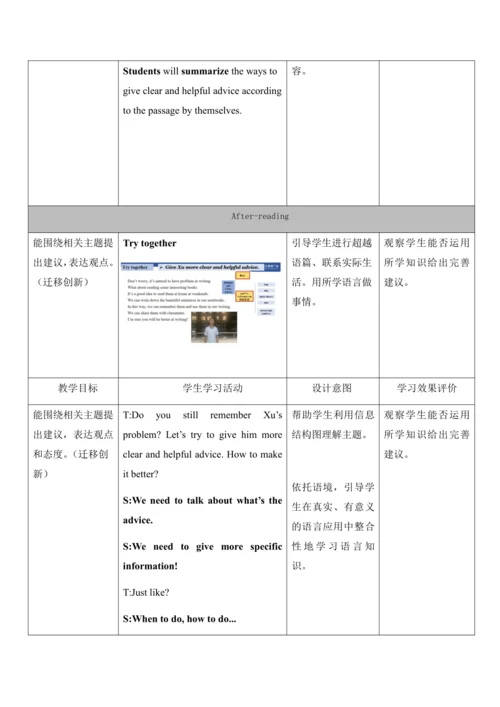 Unit 2 Reading and vocabulary-教学设计