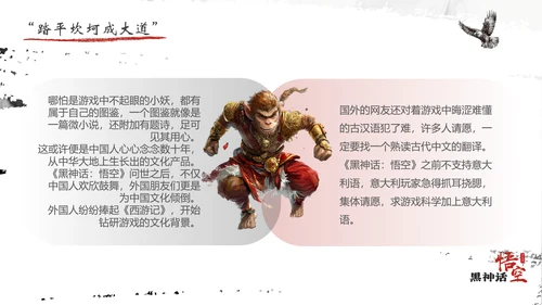 黑神话悟空电子游戏PPT模板