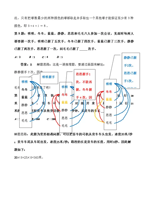 学而思入学必备题型奥数题答案及解析