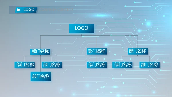 蓝色电子数码科技年终工作总结PPT