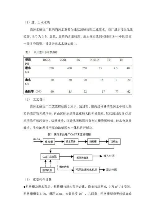 工业园区自来水厂和污水处理厂投资专题方案.docx