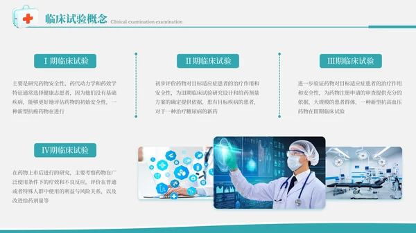 简约大气学术风医学临床试验研究报告PPT模板