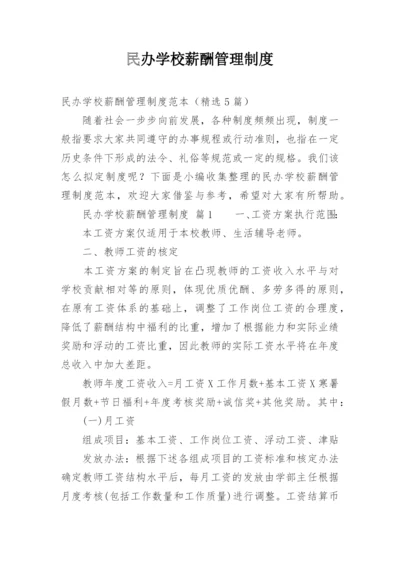 民办学校薪酬管理制度_1.docx