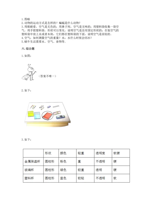 教科版一年级下册科学期末测试卷含答案【实用】.docx
