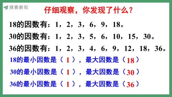 新人教版数学五年级下册2.2   因数和倍数的认识（2）课件