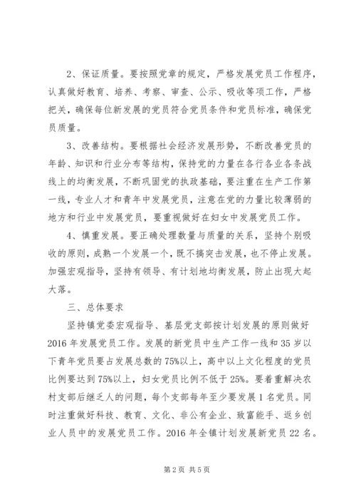 党支部某年度发展党员计划.docx