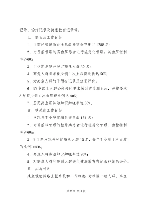 慢性病管理工作计划(3).docx