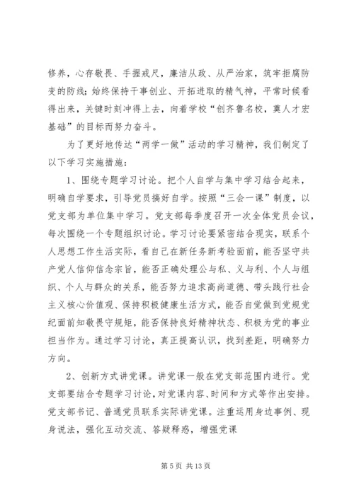 关于对“两学一做”学习教育第一专题工作总结.docx