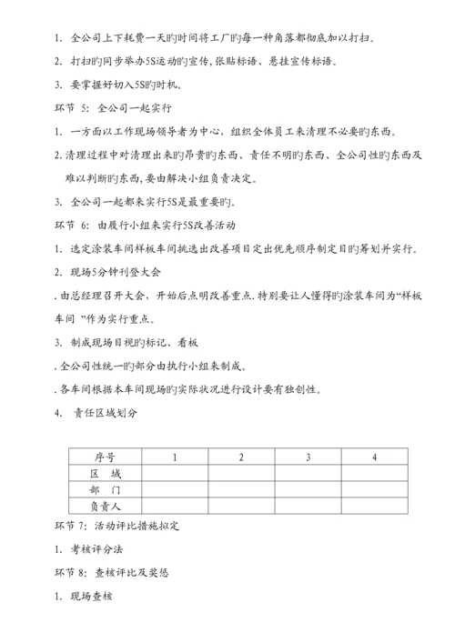 厂推行五S标准手册.docx