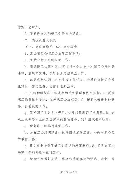 工会部门职责与分工.docx