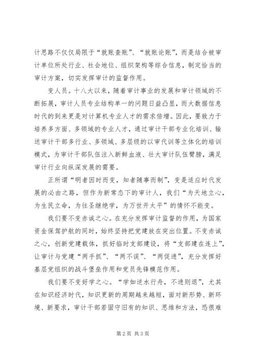 审计工作人员喜迎十九大争做合格党员.docx