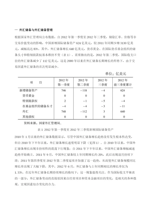 2012年的中国外汇市场.docx