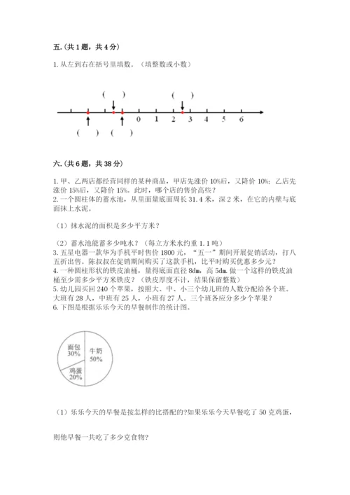 苏教版六年级数学小升初试卷精品【模拟题】.docx