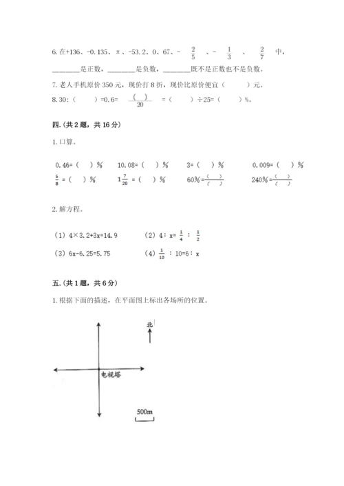 小学六年级数学毕业试题含完整答案（夺冠系列）.docx