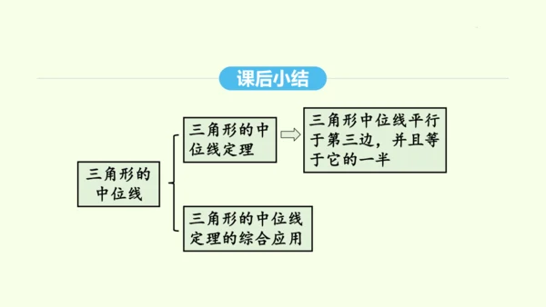 18.1.2第2课时三角形的中位线课件（共30张PPT） 2025年春人教版数学八年级下册