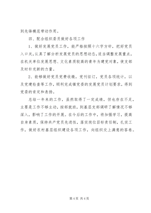 乡镇组织员年终总结.docx