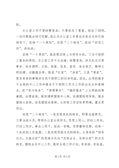 办公室主任竞争演讲稿 (5).docx