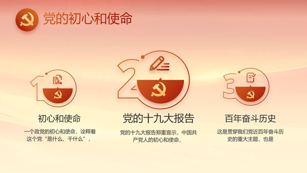 建党100周年大会七一讲话ppt党课