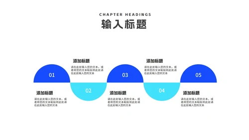 简约蓝色渐变述职报告PPT模板