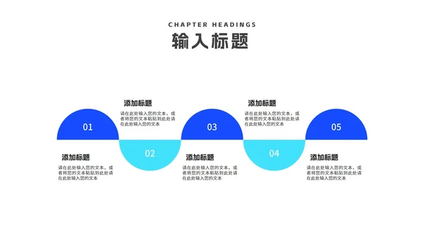 简约蓝色渐变述职报告PPT模板