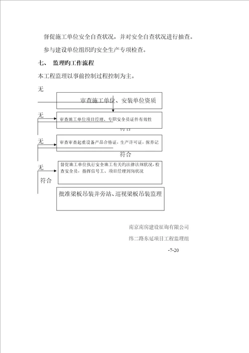 桥梁吊装监理标准细则