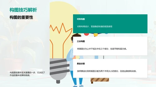 绘画技巧与创新教学PPT模板