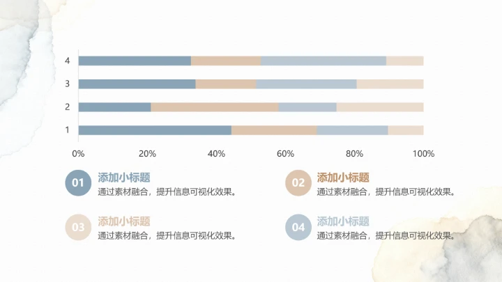 水墨莫兰蒂工作总结汇报