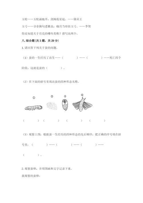 教科版小学科学三年级下册 期末测试卷【考点精练】.docx