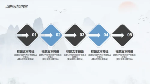 古韵水墨意境中国风通用PPT模板