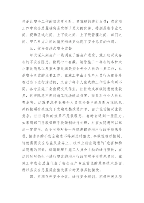 项目部安全总监述职述廉报告_1.docx