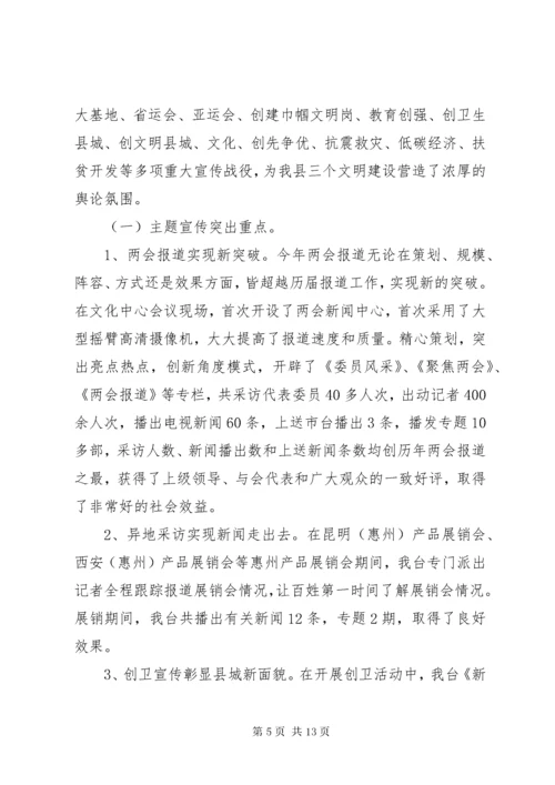 电视台创建巾帼文明岗事迹材料.docx