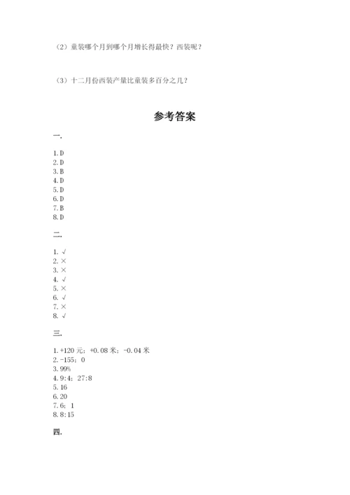 北师大版六年级数学下学期期末测试题及答案【最新】.docx