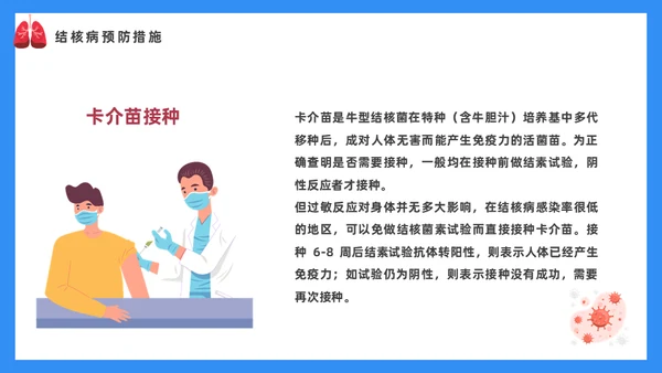 预防肺结核宣传讲座通用PPT课件模板