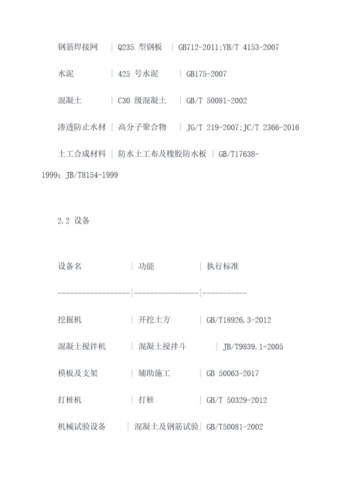 加油站防渗池施工方案