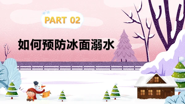 冬季滑冰安全教育主题班会通用PPT课件