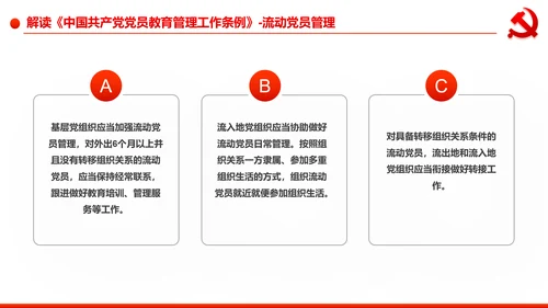 党员教育管理工作条例学习解读PPT模板