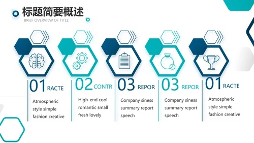 蓝色创意生物科技公司宣传简介动态PPT模板