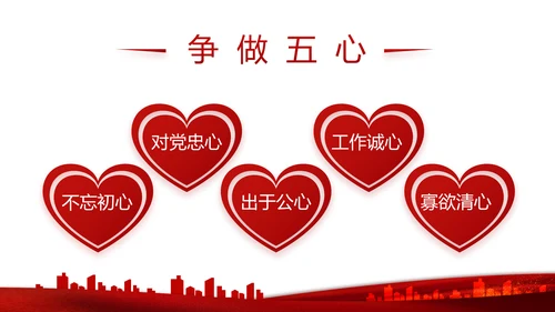红色党建党支部述职报告学习教育PPT