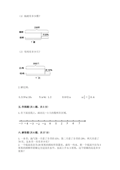 城步苗族自治县六年级下册数学期末测试卷学生专用.docx