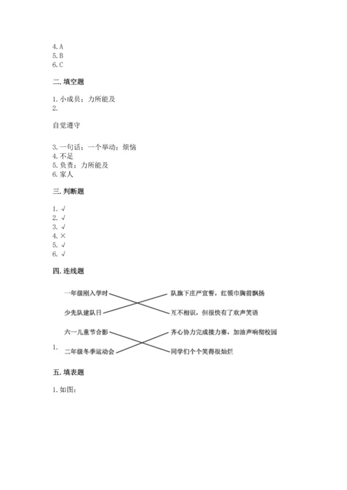 部编版小学四年级上册道德与法治期中测试卷必考题.docx