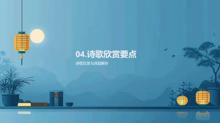 元宵诗会讲座PPT模板