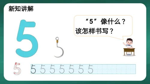 人教版一年级上册3.1  1~5的认识课件(共28张PPT)