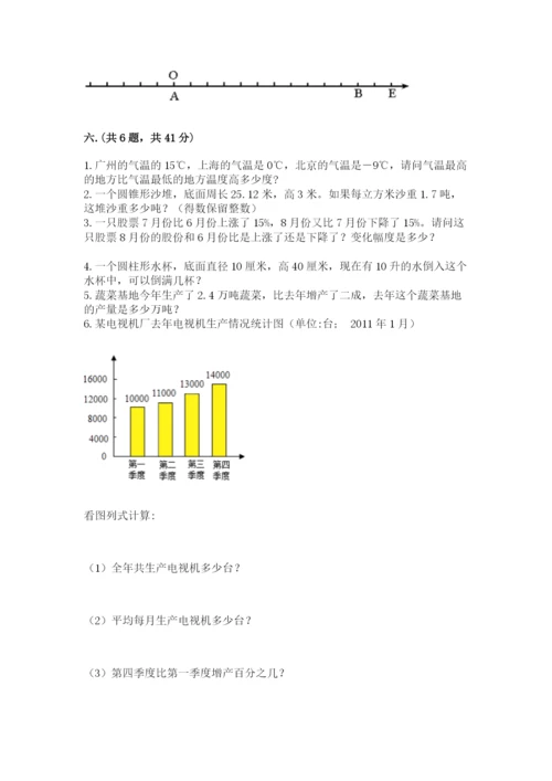 浙江省宁波市小升初数学试卷及答案（夺冠系列）.docx