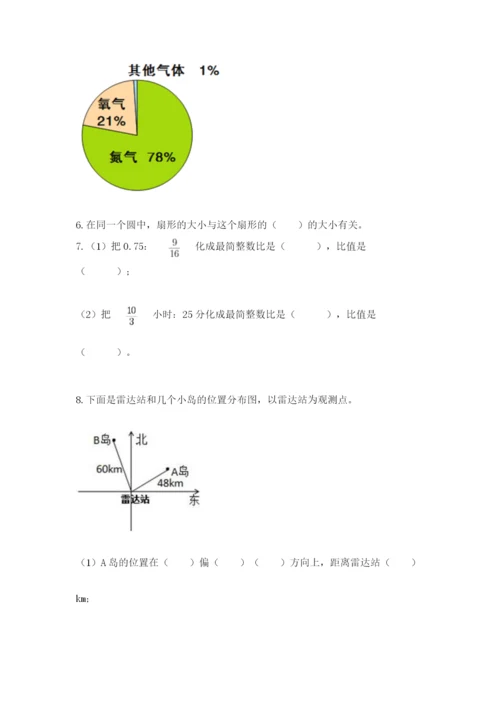 小学数学六年级上册期末模拟卷及完整答案【典优】.docx