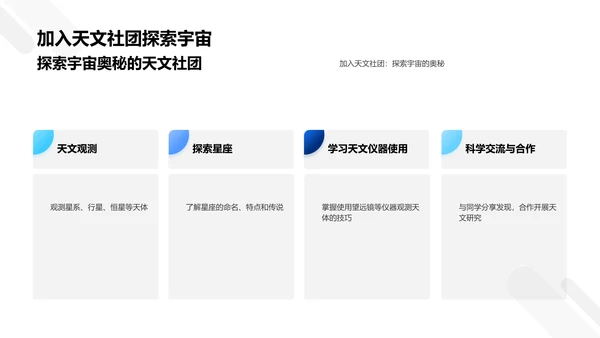 宇宙探秘课堂PPT模板