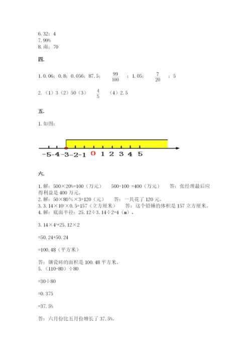 北京海淀区小升初数学试卷附答案【综合题】.docx