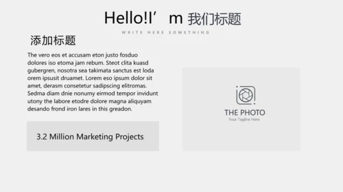 灰色公司产品介绍宣传通用PPT动态模板