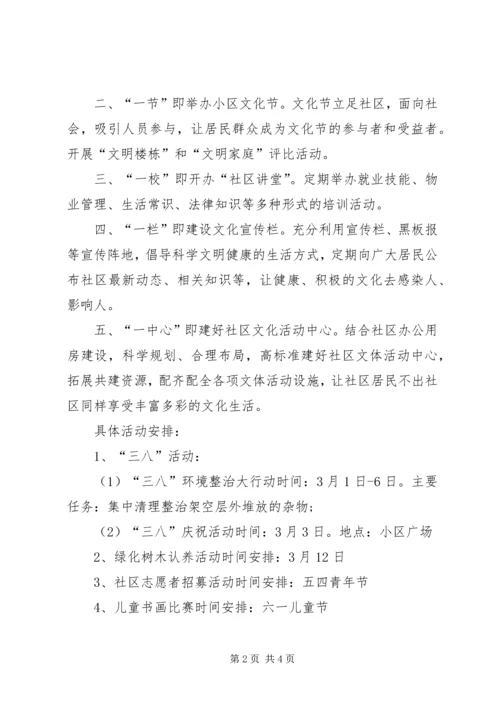 社区文体工作计划例文参考.docx